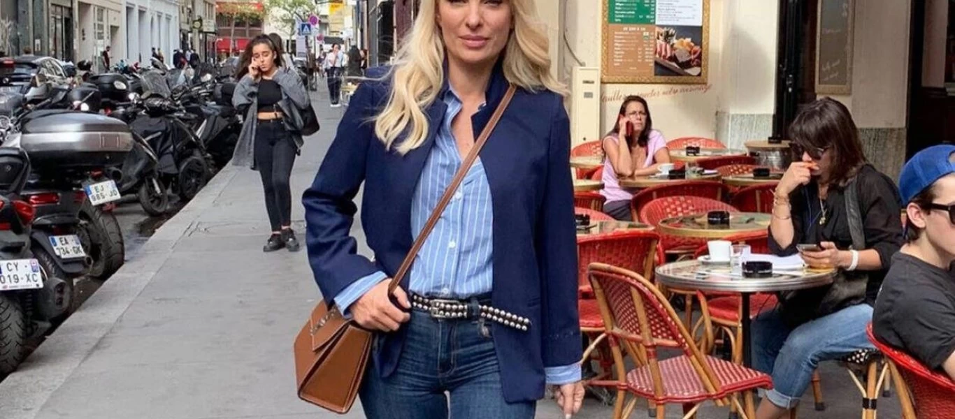 Στο Παρίσι λίγο πριν την πρεμιέρα της η Ελένη Μενεγάκη (φώτο)